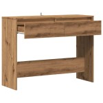 vidaXL Măsuță consolă, stejar artizanal, 100x35x76,5cm, lemn prelucrat vidaXL Măsuță consolă, stejar artizanal, 100x35x76,5cm, lemn prelucrat