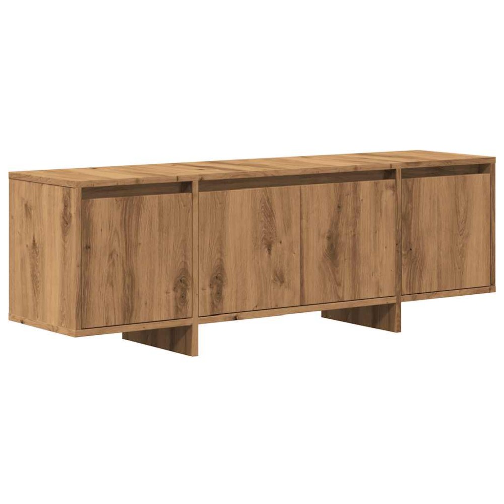 vidaXL Comodă TV, stejar artizanal, 120x30x40,5 cm, lemn prelucrat