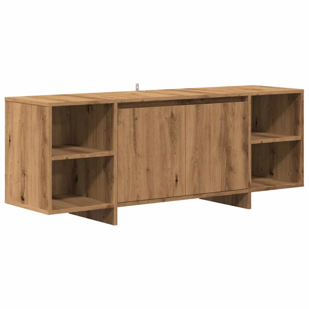 vidaXL Comodă TV, stejar artizanal, 130x35x50 cm, lemn prelucrat