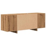 vidaXL Comodă TV, stejar artizanal, 130x35x50 cm, lemn prelucrat vidaXL Comodă TV, stejar artizanal, 130x35x50 cm, lemn prelucrat