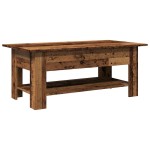 vidaXL Măsuță de cafea, lemn vechi, 102x55x42 cm, lemn prelucrat vidaXL Măsuță de cafea, lemn vechi, 102x55x42 cm, lemn prelucrat