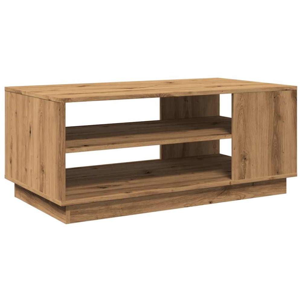 vidaXL Măsuță de cafea, stejar artizanal, 102x55x43 cm lemn prelucrat