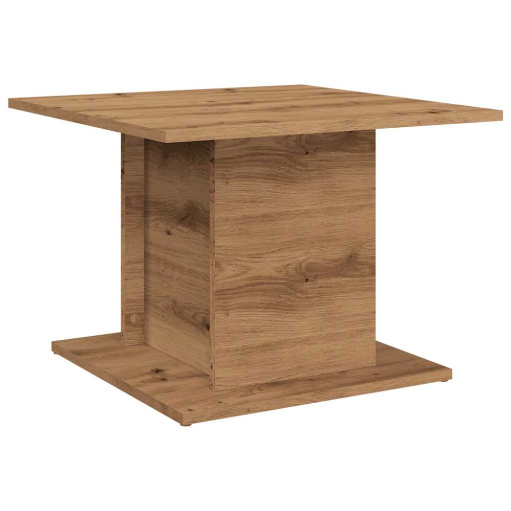 vidaXL Măsuță cafea, stejar artizanal, 55,5x55,5x40 cm, lemn prelucrat