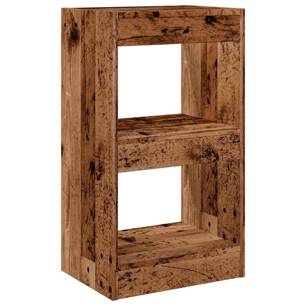 vidaXL Bibliotecă/Separator cameră, lemn vechi, 40x30x72 cm