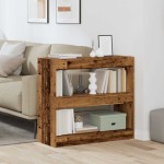 vidaXL Dulap cu cărți/Separator de cameră Lemn vechi 80x30x72 cm vidaXL Dulap cu cărți/Separator de cameră Lemn vechi 80x30x72 cm