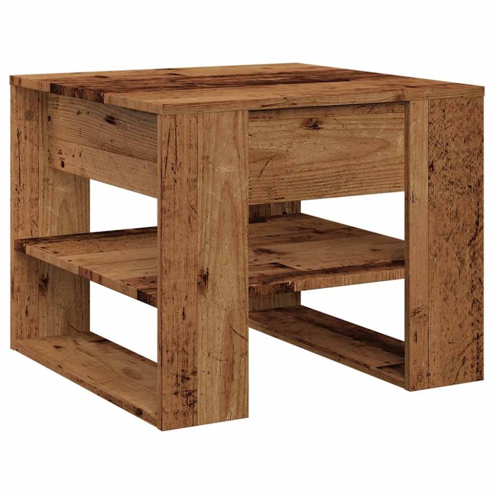 vidaXL Masuta de cafea din lemn vechi 55,5x55x45 cm lemn de prelucrare