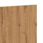 vidaXL Tăblie de pat cu LED, stejar artizanal, 120x1,5x80 cm, lemn