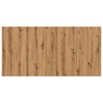 vidaXL Tăblie de pat cu LED, stejar artizanal, 160x1,5x80 cm, lemn