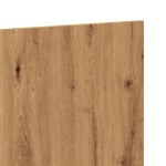 vidaXL Tăblie de pat cu LED, stejar artizanal, 160x1,5x80 cm, lemn