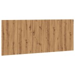 vidaXL Tăblie de pat cu LED, stejar artizanal, 200x1,5x80 cm, lemn vidaXL Tăblie de pat cu LED, stejar artizanal, 200x1,5x80 cm, lemn