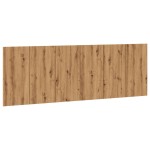vidaXL Tăblie pat de perete lemn artizanal 240x1,5x80 cm lemn compozit vidaXL Tăblie pat de perete lemn artizanal 240x1,5x80 cm lemn compozit