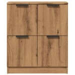 vidaXL Dulap, stejar artizanal, 60x30x70 cm, lemn prelucrat
