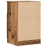 vidaXL Noptiere, 2 buc, lemn învechit, 40x36x65 cm, lemn prelucrat