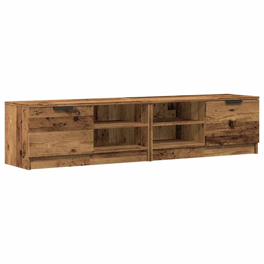 vidaXL Dulapuri TV 2 buc Lemn vechi 80x35x36,5 cm Lemn prelucrat