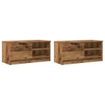 vidaXL Dulapuri TV 2 buc Lemn vechi 80x35x36,5 cm Lemn prelucrat vidaXL Dulapuri TV 2 buc Lemn vechi 80x35x36,5 cm Lemn prelucrat