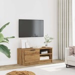 vidaXL Comodă TV, stejar artizanal,80x35x36,5 cm, lemn prelucrat