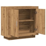 vidaXL Dulap, Stejar artizanal, 80x40x75 cm, lemn prelucrat