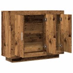 vidaXL Dulap, lemn vechi, 92x35x75 cm, lemn compozit