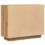vidaXL Dulap, Stejar artizanal, 92x35x75 cm, lemn compozit