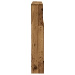 vidaXL Tăblie pat cu dulap, lemn vechi 120x19x103,5 cm lemn prelucrat vidaXL Tăblie pat cu dulap, lemn vechi 120x19x103,5 cm lemn prelucrat