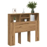 vidaXL Tăblie pat/dulap, lemn artizanal 120x19x103,5 cm lemn prelucrat vidaXL Tăblie pat/dulap, lemn artizanal 120x19x103,5 cm lemn prelucrat