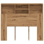 vidaXL Tăblie pat/dulap, lemn artizanal 120x19x103,5 cm lemn prelucrat vidaXL Tăblie pat/dulap, lemn artizanal 120x19x103,5 cm lemn prelucrat