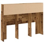 vidaXL Tăblie de pat cu dulap, lemn vechi, 140x19x103,5 cm vidaXL Tăblie de pat cu dulap, lemn vechi, 140x19x103,5 cm