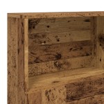 vidaXL Tăblie de pat cu dulap, lemn vechi, 140x19x103,5 cm vidaXL Tăblie de pat cu dulap, lemn vechi, 140x19x103,5 cm