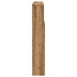 vidaXL Tăblie de pat cu dulap, stejar artizanal , 140x19x103,5 cm
