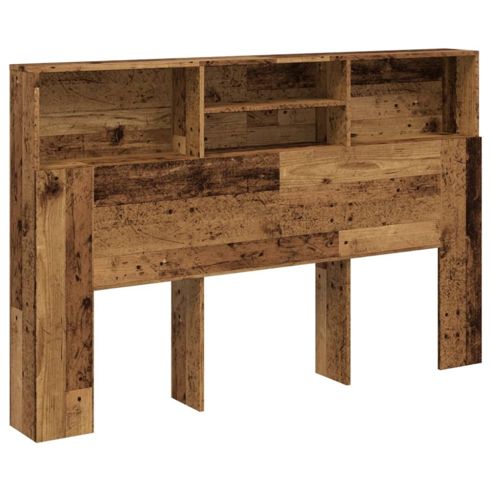 vidaXL Tăblie pat cu dulap, lemn vechi 160x19x103,5 cm lemn prelucrat