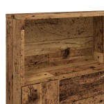 vidaXL Tăblie pat cu dulap, lemn vechi 160x19x103,5 cm lemn prelucrat vidaXL Tăblie pat cu dulap, lemn vechi 160x19x103,5 cm lemn prelucrat