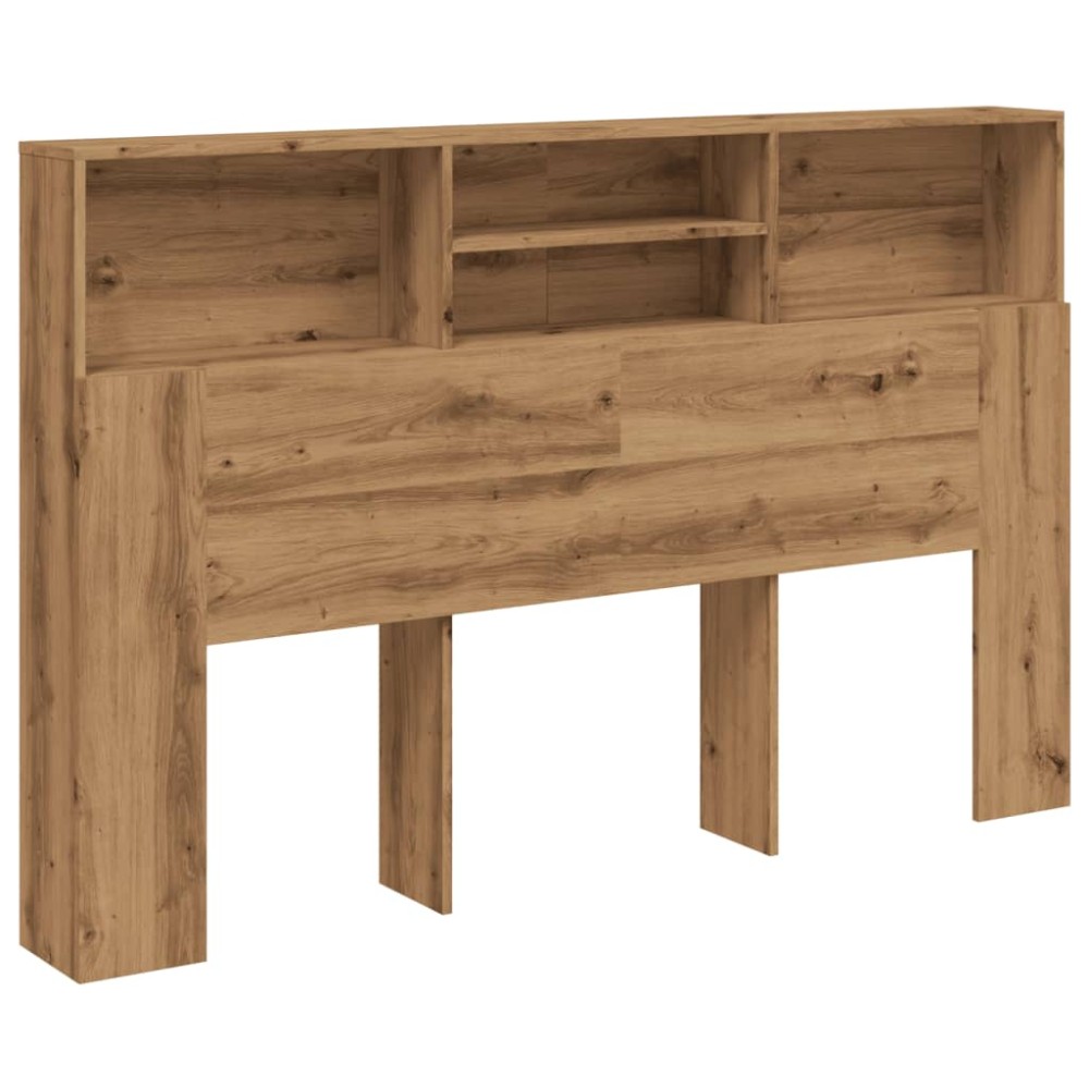 vidaXL Tăblie pat dulap stejar artizanal 160x19x103,5cm lemn prelucrat
