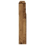 vidaXL Tăblie pat cu dulap, lemn vechi 180x19x103,5 cm lemn prelucrat vidaXL Tăblie pat cu dulap, lemn vechi 180x19x103,5 cm lemn prelucrat
