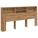 vidaXL Tăblie pat/dulap, lemn artizanal 200x19x103,5 cm lemn prelucrat vidaXL Tăblie pat/dulap, lemn artizanal 200x19x103,5 cm lemn prelucrat