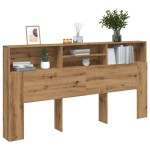 vidaXL Tăblie pat/dulap, lemn artizanal 200x19x103,5 cm lemn prelucrat vidaXL Tăblie pat/dulap, lemn artizanal 200x19x103,5 cm lemn prelucrat