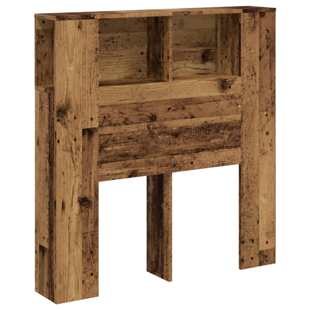 vidaXL Tăblie pat cu dulap, lemn vechi 100x18,5x102,5 cm lemn prelucrat