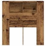 vidaXL Tăblie pat cu dulap, lemn vechi 100x18,5x102,5 cm lemn prelucrat vidaXL Tăblie pat cu dulap, lemn vechi 100x18,5x102,5 cm lemn prelucrat