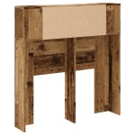 vidaXL Tăblie pat cu dulap, lemn vechi 100x18,5x102,5 cm lemn prelucrat vidaXL Tăblie pat cu dulap, lemn vechi 100x18,5x102,5 cm lemn prelucrat