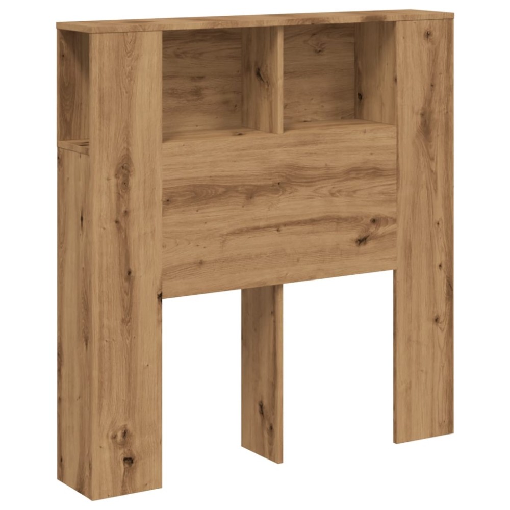 vidaXL Tăblie pat dulap stejar artizanal 100x18,5x102,5cm lemn prelucrat
