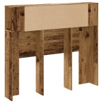 vidaXL Tăblie pat cu dulap, lemn vechi 120x19x104,5 cm lemn prelucrat vidaXL Tăblie pat cu dulap, lemn vechi 120x19x104,5 cm lemn prelucrat