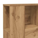 vidaXL Tăblie pat dulap stejar artizanal 120x19x104,5cm lemn prelucrat vidaXL Tăblie pat dulap stejar artizanal 120x19x104,5cm lemn prelucrat
