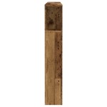 vidaXL Tăblie pat cu dulap lemn vechi 140x18,5x102,5 cm lemn prelucrat vidaXL Tăblie pat cu dulap lemn vechi 140x18,5x102,5 cm lemn prelucrat