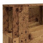vidaXL Tăblie pat cu dulap lemn vechi 160x18,5x103,5 cm lemn prelucrat vidaXL Tăblie pat cu dulap lemn vechi 160x18,5x103,5 cm lemn prelucrat