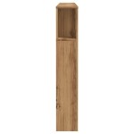 vidaXL Tăblie pat dulap stejar artizanal 160x18,5x103,5 cm lemn vidaXL Tăblie pat dulap stejar artizanal 160x18,5x103,5 cm lemn