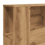 vidaXL Tăblie pat dulap stejar artizanal 160x18,5x103,5 cm lemn vidaXL Tăblie pat dulap stejar artizanal 160x18,5x103,5 cm lemn