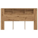 vidaXL Tăblie pat/dulap lemn artizanal 180x18,5x102,5cm lemn prelucrat vidaXL Tăblie pat/dulap lemn artizanal 180x18,5x102,5cm lemn prelucrat