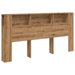 vidaXL Tăblie pat/dulap lemn artizanal 200x18,5x102,5cm lemn prelucrat vidaXL Tăblie pat/dulap lemn artizanal 200x18,5x102,5cm lemn prelucrat