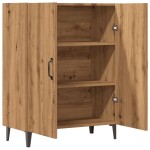 vidaXL Servantă, stejar artizanal, 70x34x90 cm, lemn prelucrat
