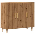 vidaXL Dulap, stejar artizanal, 90x34x80 cm, lemn prelucrat