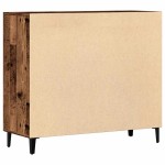vidaXL Dulap, lemn vechi, 90x34x80 cm, lemn prelucrat